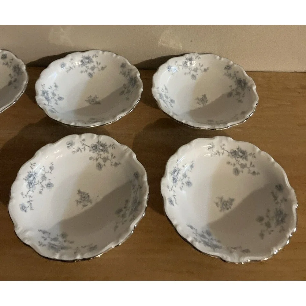 Set of (8) Johann Haviland Blue Garland SMALL 5